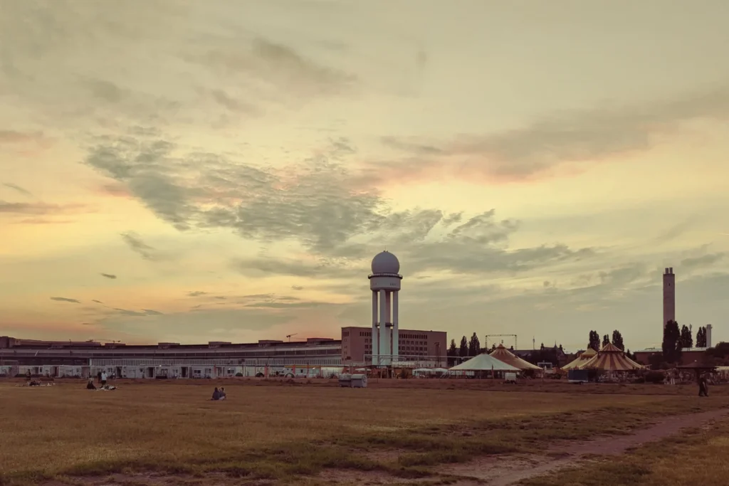 Sunset at Tempelhof, Berlin